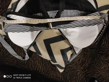 Bandage Bikini Bathing-Suit Push-Up Micro Biquini Patchwork Sexy Women Striped New