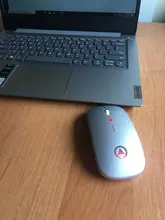 Ratón inalámbrico recargable RGB para ordenador, Mouse silencioso retroiluminado con LED ergonómico para juegos, portátil y PC