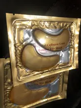 InniCare, 20 piezas de cristal, colágeno, oro, máscara para los ojos, antienvejecimiento, ojeras, belleza acné, parches para el cuidado de la piel de los ojos, Cosméticos Coreanos