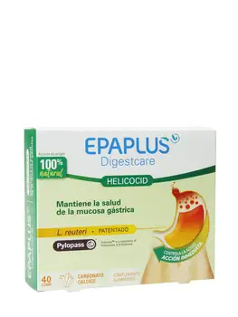 Epaplus digestcare helicocid 40 tablets maintains the health of the gastric mucosa and controls acidity.
Epaplus digestcare helicocid 40 tablets maintains the health of the gastric mucosa and controls acidity.