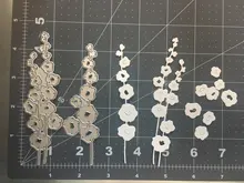 Die-Mold Stencils-Dies Punch Scrapbook Paper-Craft Flower Metal Blade 2pcs Strip Cut