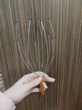 Masajeador relajante para la cabeza, masajeador relajante para el cuello, alivio del dolor de estrés, pulpo, cuero cabelludo, Spa, dolor de cabeza, estimula la circulación sanguínea