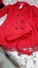 Gabardina larga con cuello vuelto para mujer, abrigo ajustado con doble botonadura de encaje, ropa de calle de talla grande 3XL, primavera 2020