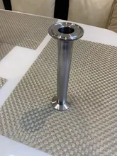 Tri Spool-Tube Ferrule-Clamp Clamp-Type Sanitary 1-1/2-SS304 with 100mm 19-76mm