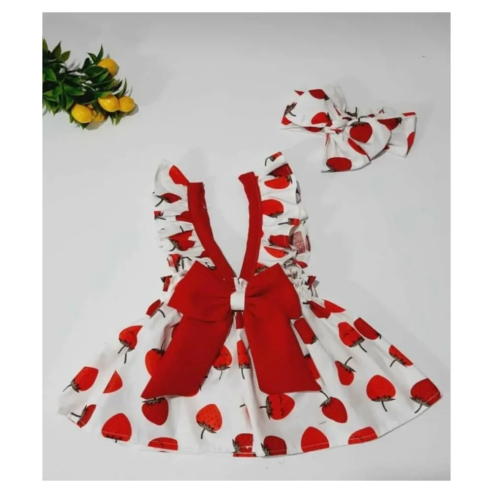Fashion Lina Strawberry Pattern Salopet Bandana❤️Yenidoğan Baby Girl Clothes Cute Mom Dad Bodysuit Fashion Elegant Tide Decoration
Fashion Lina Strawberry Pattern Salopet Bandana❤️Yenidoğan Baby Girl Clothes Cute Mom Dad Bodysuit Fashion Elegant Tide Decoration