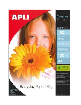 PAPER FOTOGRAFIA A4 180 GR. APPLICATION EVERYDAY 100 SHEETS
PAPER FOTOGRAFIA A4 180 GR. APPLICATION EVERYDAY 100 SHEETS