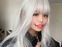 HUAYA-peluca rizada largo ondulado Lolita con flequillo para niña, peluca de Cosplay de fiesta diaria, sintética, resistente al calor, Color rosa degradado