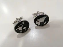 Mancuerna de Camisa de lujo ligero para hombre, camisa con puños, botón francés, vestido formal personalizado, manga de traje de novio de boda