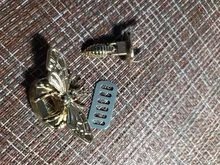 Cierre de Metal con forma de abeja para bolso de bricolaje, bolso de hombro, monedero, 2 colores