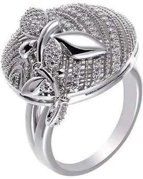 Jay VI ring with cubic zirconia 
Jay VI ring with cubic zirconia