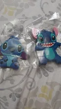 Anime Stitch llavero figura PVC dibujo animado anillo 3D doble lado clave cadena lindo anillo clave titular regalo de mochila Decoración
