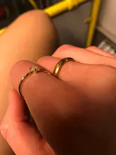 Anillo de compromiso de circonia cúbica con forma de corazón para mujer, sortija, zirconia, circonita, zirconita, Color dorado, romántico, KBR014-M