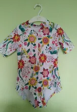 Dibujo de fruta bebé niño niñas traje de baño 1 ~ 7 año los niños baño con tapa de traje de baño para chico niñas traje de baño girls-SW426