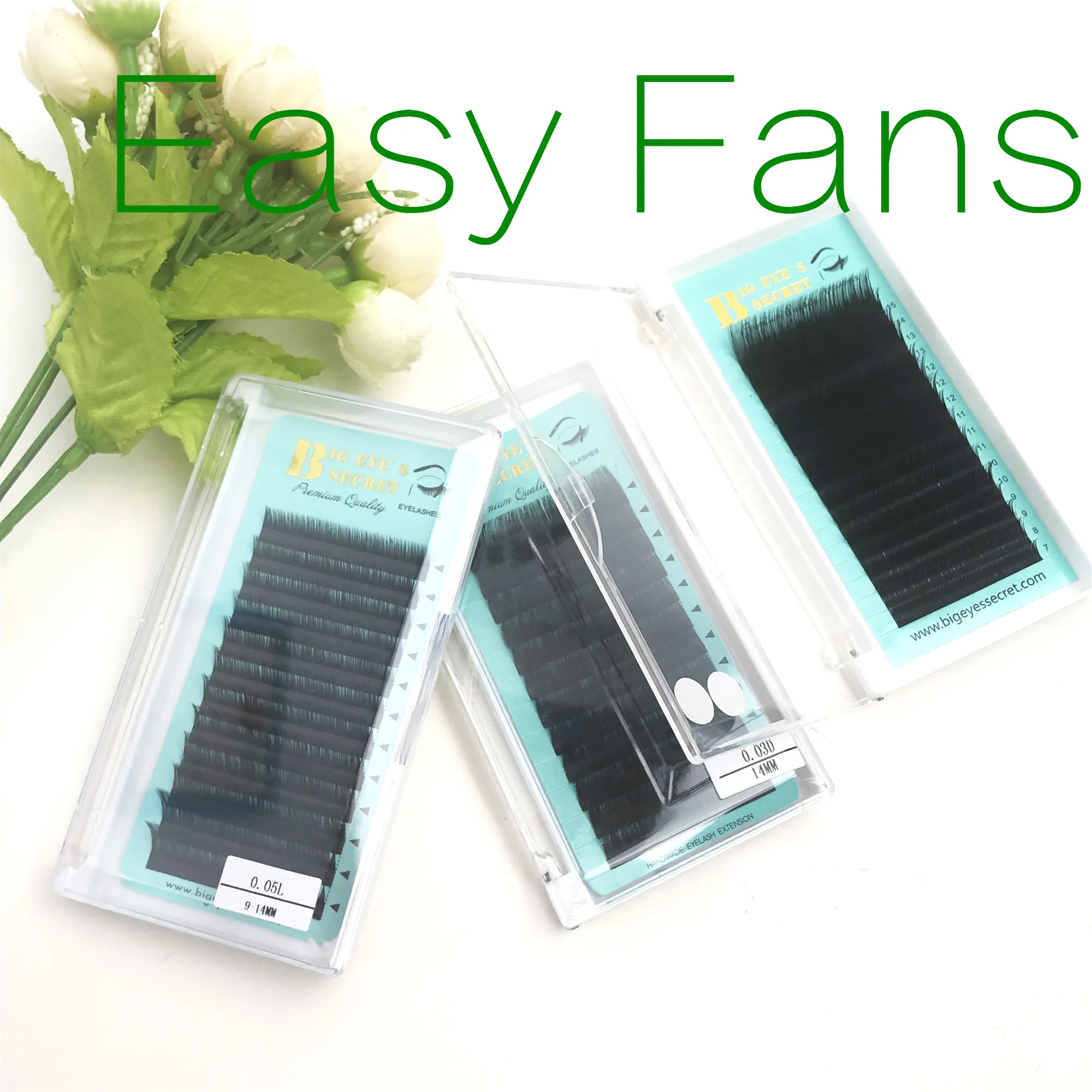 Big Eye's Secret Easy Fan Volume Lashes Bloom Individual Eyelash Extension Faux Mink Eyelashes Extensions Soft Natural Camellia
Big Eye's Secret Easy Fan Volume Lashes Bloom Individual Eyelash Extension Faux Mink Eyelashes Extensions Soft Natural Camellia