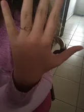 CACANA Acero inoxidable Luckyoverflow mejor amigo nueva moda Color oro en forma de corazón anillos de boda para mujer joyería regalo W41