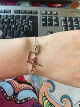 Todorova-pulsera de acero inoxidable con latido del corazón para mujer, brazalete con estetoscopio, regalos especiales para enfermera, joyería para médico