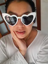 SEKINEW-gafas de sol con forma de corazón para mujer, lentes de sol con forma de corazón, para conductor
