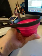 Cuenco plegable para mascotas, cuchara de comida, bolsa de comida, tazón de agua, taza medidora, cuchara de comida para perros, 1 ud.