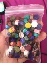 Lote de 100 unidades de papel Retro octagonal, cuentas de cera para sellar, estampado de sobres, decoración de sellos de cera, sobres de papel, gran oferta, Dropshipping portátil