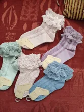 Bebé al por mayor de calcetines de algodón recién nacido bebé calcetines para niñas niño lindo calcetines Estilo Princesa accesorios de bebé