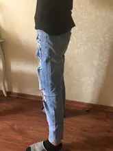 Adisputent-pantalones de chándal Sexy para hombre, vaqueros con agujeros, informales, rasgados, ajustados, para verano y otoño