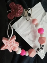 Nuevo nombre personalizado de silicona bebé chupete Clip de cadena tetina chupete cadena titular para bebé recién nacido regalo