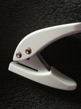 Engrapadora de encuadernación, 1 unidad, diámetro de perforación, 6mm de profundidad de papel, 12mm, Mini cartón perforado bonito, suministros de oficina, integración de datos