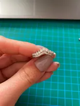 Anillos de corona de princesa para mujer, joyería de boda declaración de temperamento de circonia cúbica transparente clásica