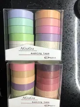 10 unids/lote Cinta de Washi de adhesivos de Cinta Adhesiva Scrapbooking Cinta Adhesiva Decorativa Washitape Bant adhesivo flor sólido