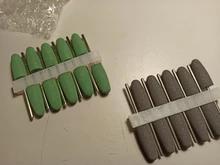 Brocas de silicona para manicura, cortador rotativo eléctrico de manicura, herramientas de pulido de cutículas, accesorios de salón de uñas, 10 Uds.