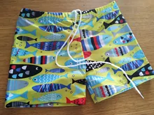 Los nuevos niños de natación bañadores para niños baño secado rápido corta de Niños de dibujos animados trajes de baño de Niño Pantalones cortos playa atractivas