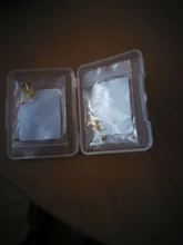 Canner 1 925 Pendientes tipo botón de plata fina para mujer oro Mini Luna estrella aretes geométricos Bijoux Pendientes Piercing 2020 W5