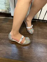 Zapatos de piel de diamante con brillo cristalino de Cenicienta para niña, calzado individual de princesa para rendimiento, tacones altos