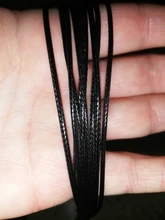 10 unids/lote 50cm 60cm Cadena de cuero negro collar 55cm + 5cm extensión de cadena langosta cierre DIY accesorios de joyería venta al por mayor 2mm