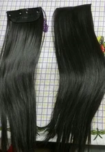 MEIFAN-almohadillas para el pelo sin costuras, sintéticas, invisibles, Clip en una pieza, extensión de cabello, forro de cabello Natural, cubierta lateral superior