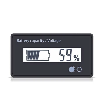 6V-63V LCD Lead Acid Battery, Lithium Battery Charge Level Capacity Indicator Voltage Meter Digital LED Tester Voltmeter Display
6V-63V LCD Lead Acid Battery, Lithium Battery Charge Level Capacity Indicator Voltage Meter Digital LED Tester Voltmeter Display