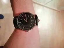 Reloj de cuarzo de alta gama para hombre y mujer, pulsera de Esfera luminosa de acero inoxidable para ocio