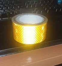 Cinta adhesiva reflectante de 3M, cinta de advertencia de diamante de grado de seguridad, para decoración de automóviles y bicicletas