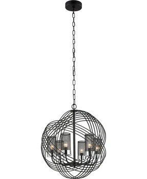 Chandelier 4014/6p-bk-cr Eos
Chandelier 4014/6p-bk-cr Eos