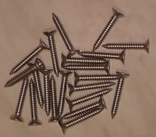 La cabeza plana-tornillo de rosca M1.2 M1.4 M1.7 M2 M2.3 M2.6 M3 M3.5 M4 M5 M6 de acero inoxidable tornillo Phillips muebles de tornillo