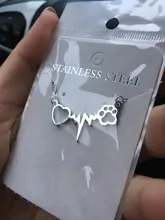 DOTIFI-collar de acero inoxidable para mujer, colgante de corazón de amor, joyería de compromiso, Color dorado y plateado