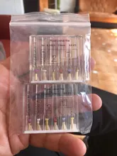 Lima de canal de raíces Dental, instrumento de Odontología de 25mm, oro, oro, endodoncia