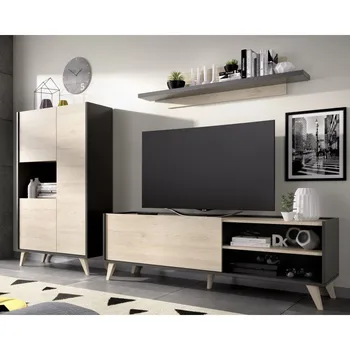 Set of living room furniture in kit model Ness 3 natural color and graphite
Set of living room furniture in kit model Ness 3 natural color and graphite