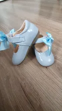 Zapatos de charol con lazo para niñas pequeñas, calzado de baile de Color sólido, primavera y otoño, SMG104