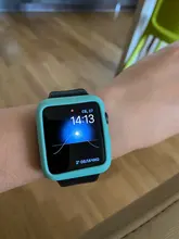 Para carcasa de reloj Apple 40mm 44mm Watch cuero, iWatch 42mm 38mm accesorio de silicona Protector de parachoques Apple watch Serie 3 4 5 se 6