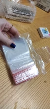 Plastic Bags Shoe-Bag Reclosable Zip-Lock Poly Small 100pcs/Pack Thickness-0.05mm