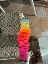 Scrunchie correa de reloj Apple watch banda 40mm 44mm 42mm 38mm 42mm nailon elástico Solo lazo pulsera brazalete de la serie 6 5 4 3 se banda