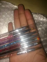 Juego de pinceles para manicura profesional, pinceles para pintura acrílica de diamantes de imitación, Kit de esmalte de Gel UV, gradiente de forro de uñas