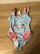 Bañador de una pieza para niñas pequeñas de 1 a 10 años, traje de baño Floral, wear-ST145 de playa