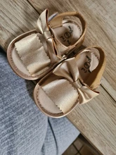 Zapatos de princesa con lazo para bebés y niños, sandalias de goma antideslizantes, de PU, talla 0-18M, bonitos, novedad, verano, 2018